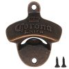 Zinc Alloy Bottle Opener Wall Mounted Vintage Retro Beer Opener Tool Accessories Bronze Color with Screws Bar Decoration Gadgets